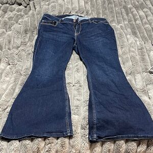 Hollister Deep Indigo Flare Jeans